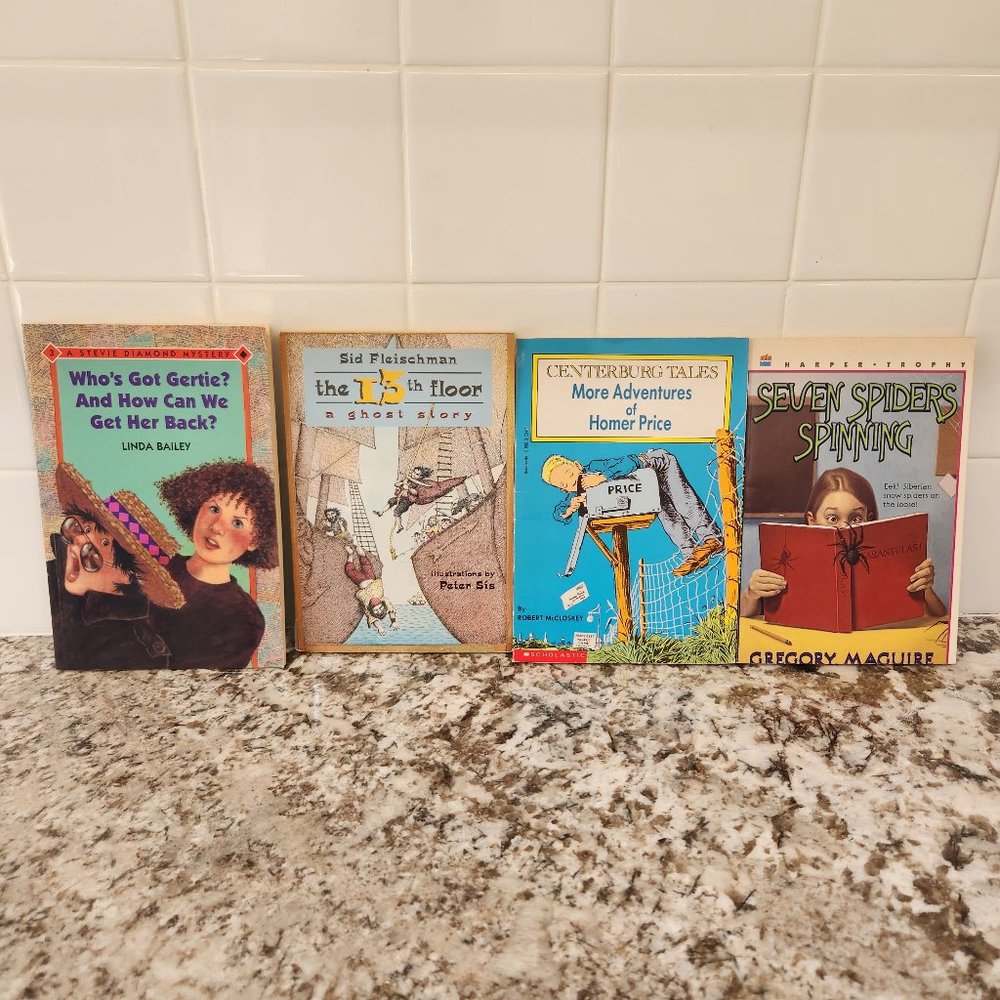 4 fiction books for young readers 8 - 12